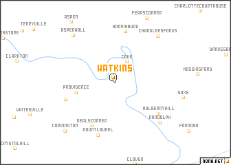 map of Watkins