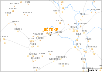 map of Watoke