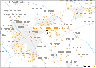 map of Watson Orchard