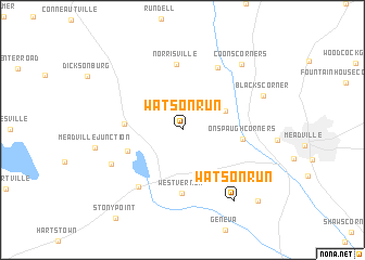 map of Watson Run