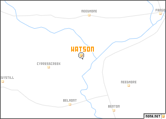 map of Watson