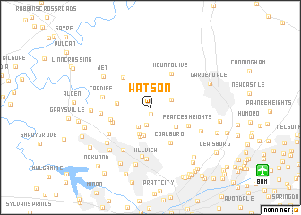 map of Watson