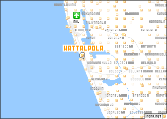 map of Wattalpola