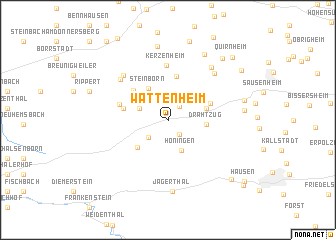 map of Wattenheim