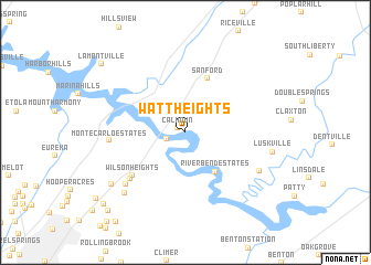 map of Watt Heights