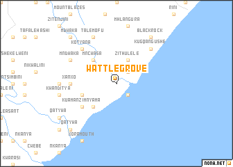 map of Wattle Grove