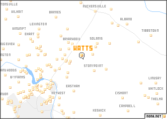 map of Watts