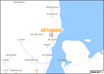 map of Watudodol