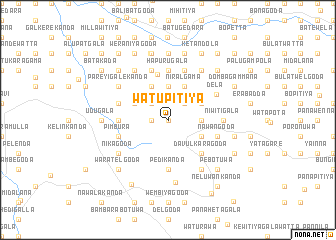 map of Watupitiya