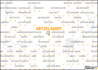 map of Watzelsdorf