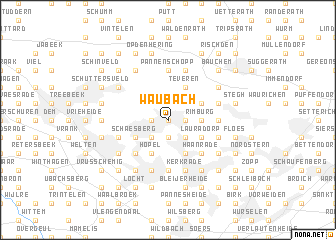 map of Waubach