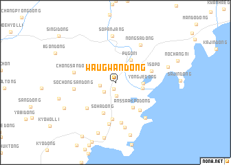 map of Waugwan-dong