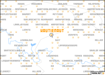 map of Wautiénaut