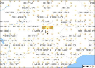 map of Wauwa