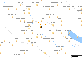 map of Wauwil