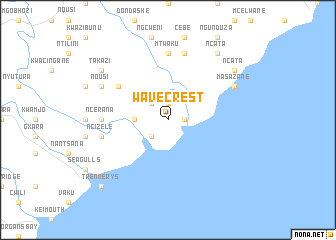 map of Wavecrest