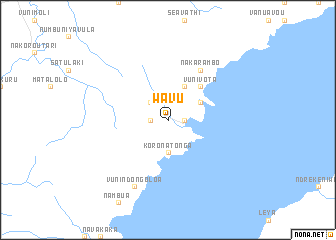 map of Wavu