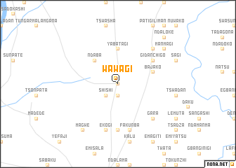 map of Wawagi