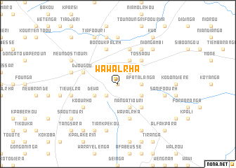 map of Wawalrha