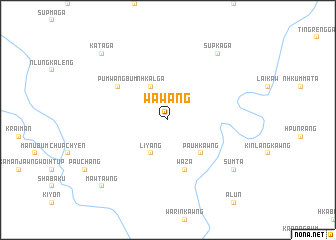 map of Wawang