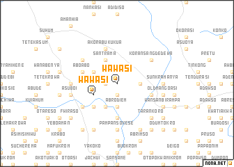 map of Wawasi