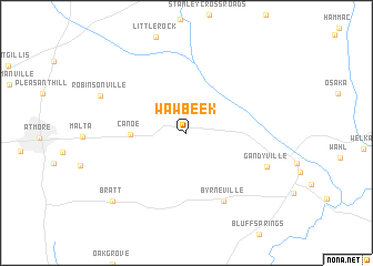 map of Wawbeek