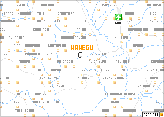map of Wawegu