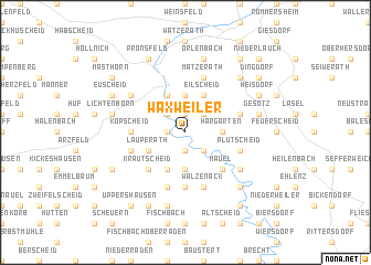 map of Waxweiler