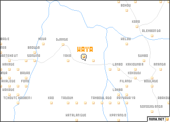 map of Waya