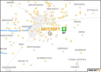 map of Waycroft