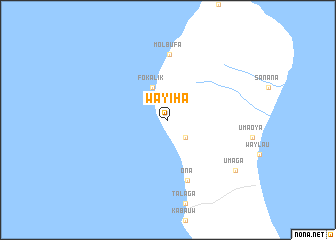 map of Wayiha