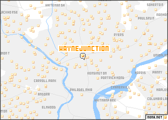map of Wayne Junction