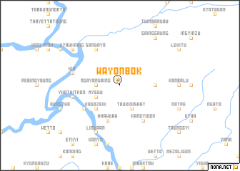 map of Wayonbok