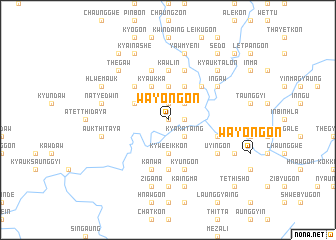 map of Wayongon