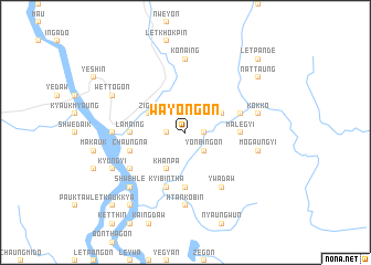 map of Wayongon