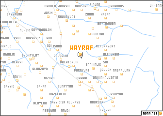 map of Wayraf