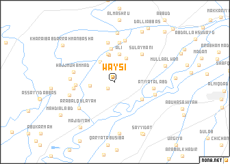 map of Waysī