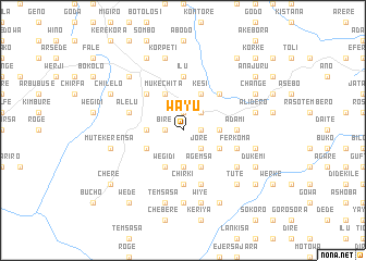 map of Wayu