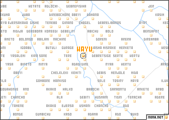 map of Wayu