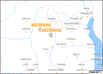 map of Wazankhu