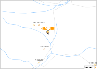 map of Wazidian