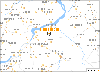 map of Weazingai