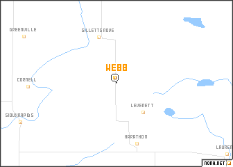 map of Webb
