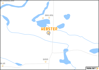 map of Webster