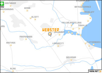 map of Webster