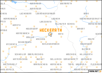 map of Weckerath
