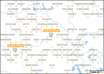 map of Wedaung