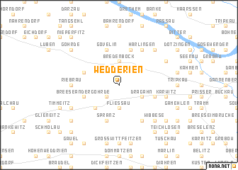 map of Wedderien