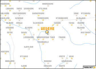 map of Wédémé