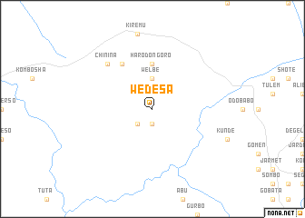 map of Wedēsa